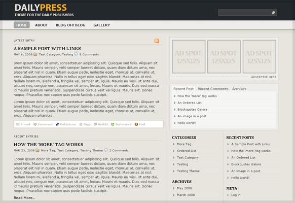 DailyPress WordPress Theme