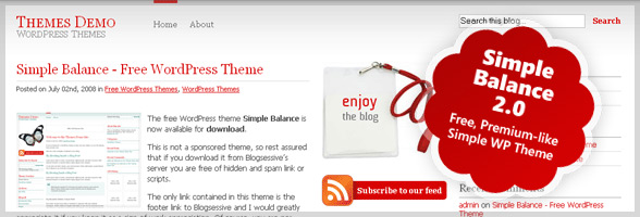 Free, Premium-like, Simple WordPress Theme