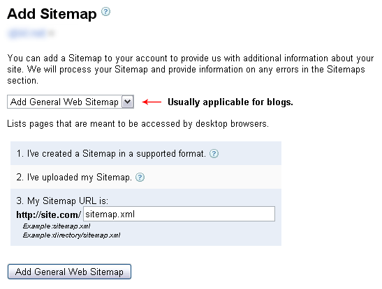 Add sitemap