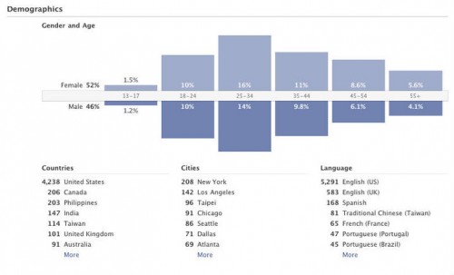Facebook Insights: Demographics Analytics