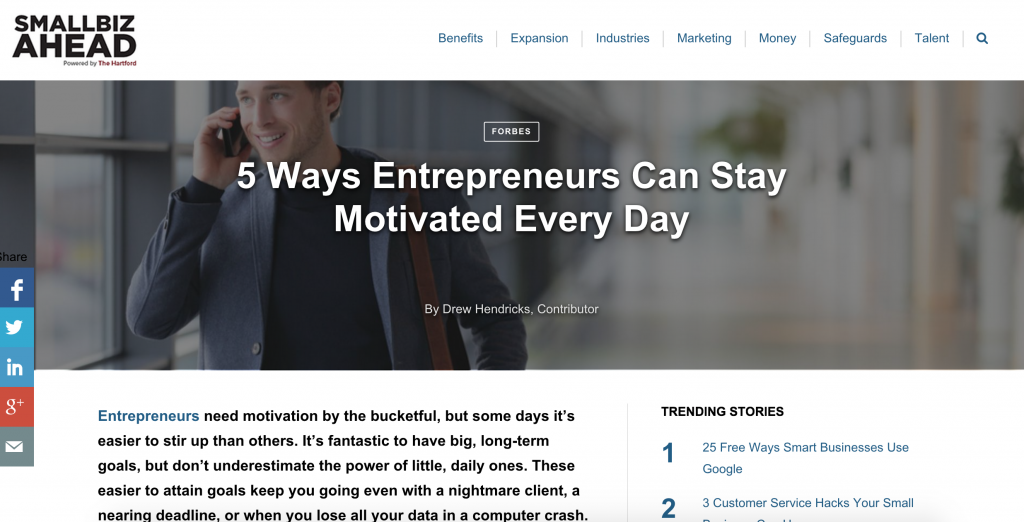 5 Ways Entrepreneurs Can Stay Motivated Every Day