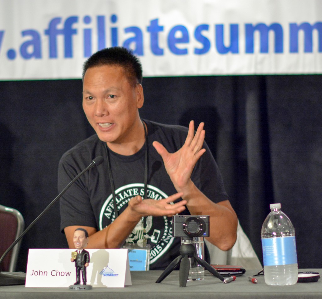 John Chow Affiliate Summit East 2015 pitching