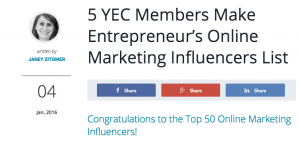 EntrepreneurOnlineMarketingInfluencerList