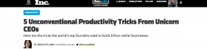 ProductivityTipsUnicornCEOs